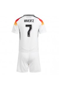 Fotbalové Dres Německo Kai Havertz #7 Dětské Domácí Oblečení ME 2024 Krátký Rukáv (+ trenýrky)